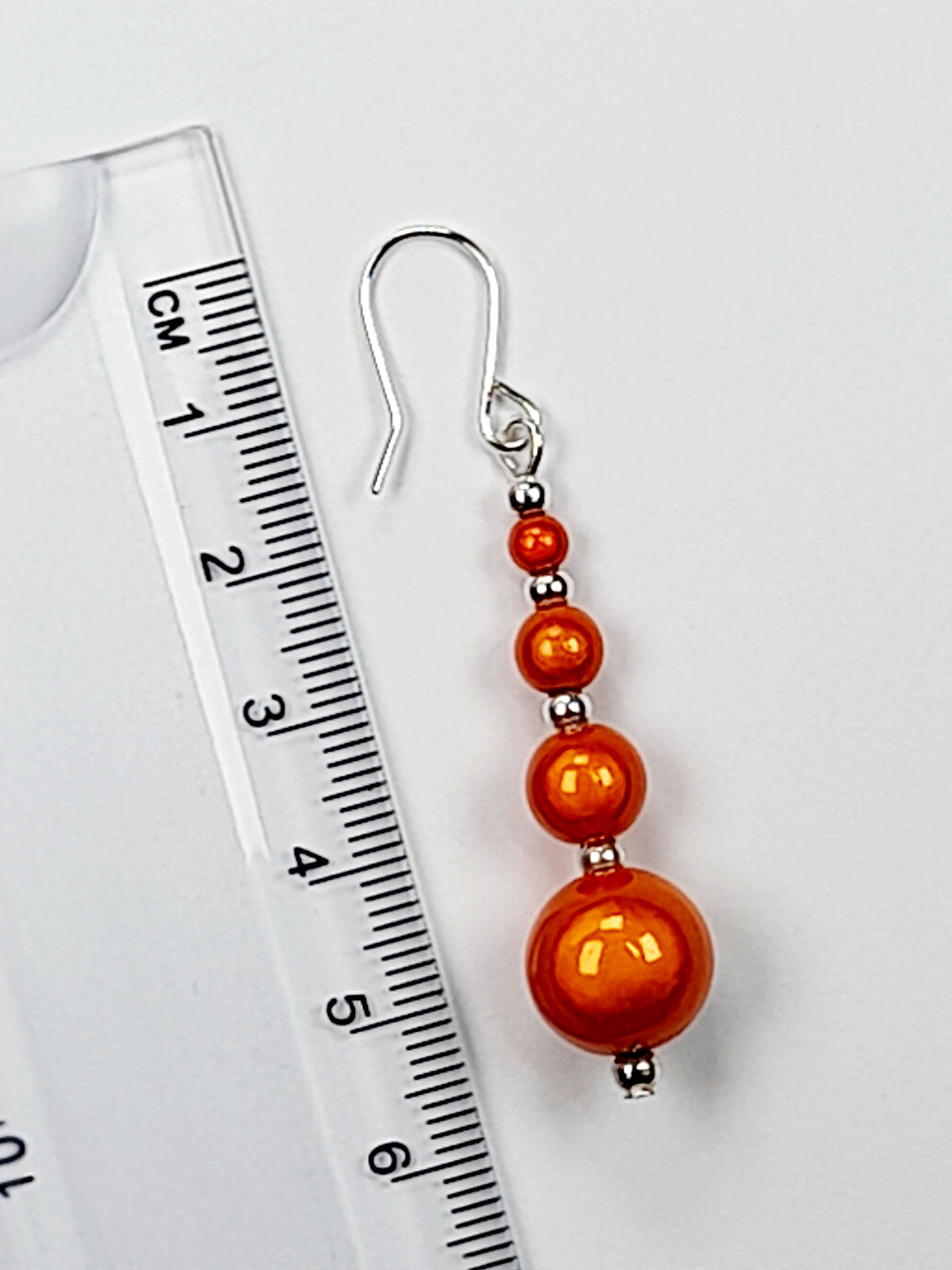 Bright Orange Jewellery Set – Handmade Miracle Bead Necklace, Bracelet & Earrings Set | Gift Boxed | Free UK Delivery