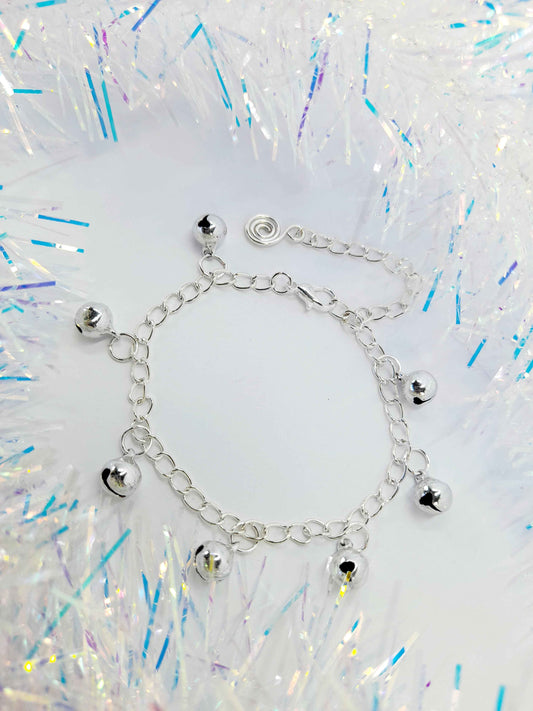 Jingle Bell Cluster Christmas Bracelet