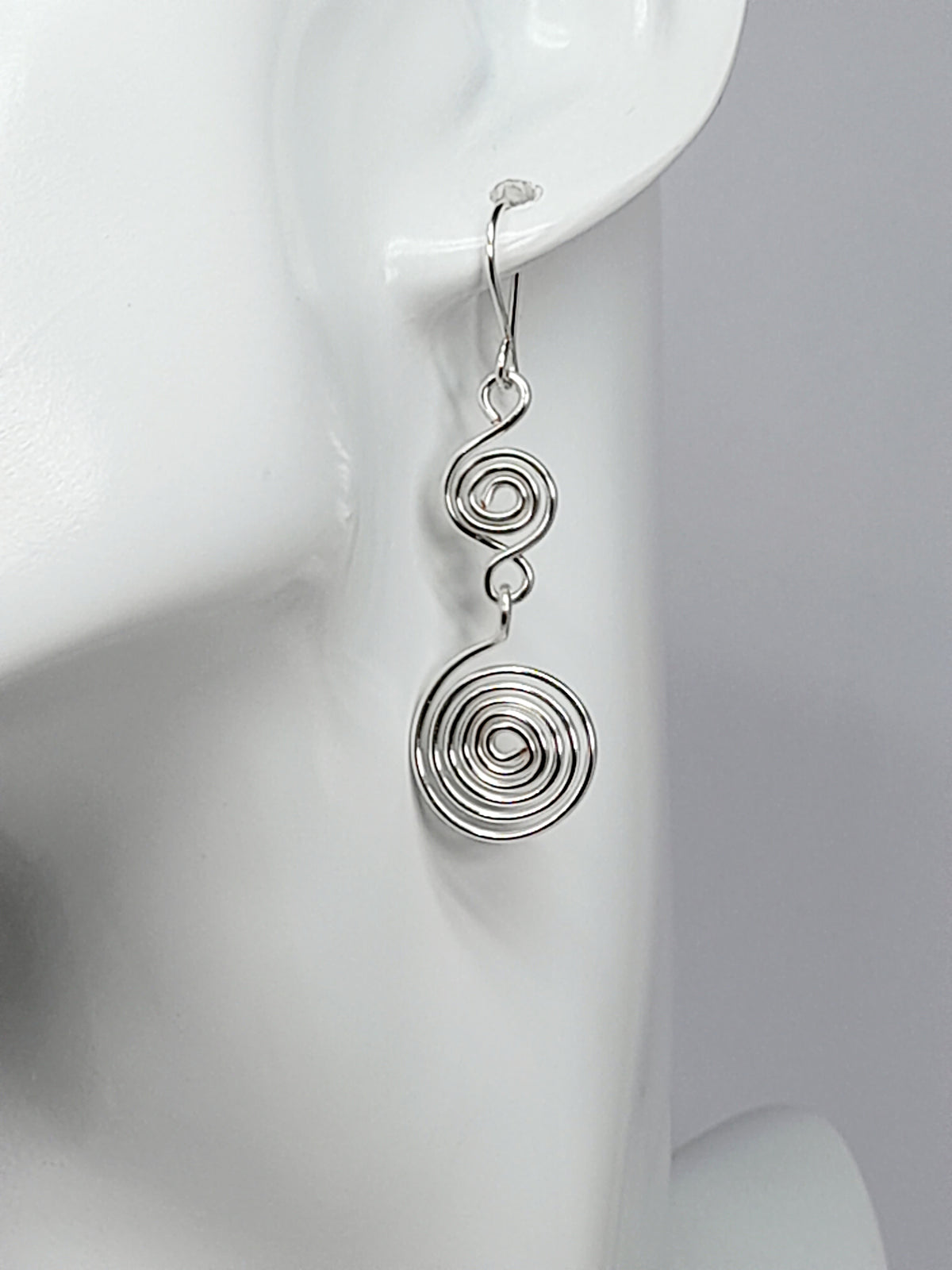 Complete 3-Piece Handcrafted Dual-Size Spiral Jewellery Set