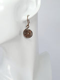 HandmadeBronze Spiral Earrings, Dainty Lightweight Non‑Tarnish Swirl Design