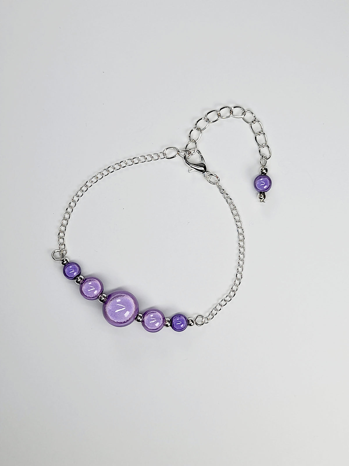 Lilac Jewellery Set – Handmade Miracle Bead Necklace, Bracelet & Earrings Set | Gift Boxed | Free UK Delivery