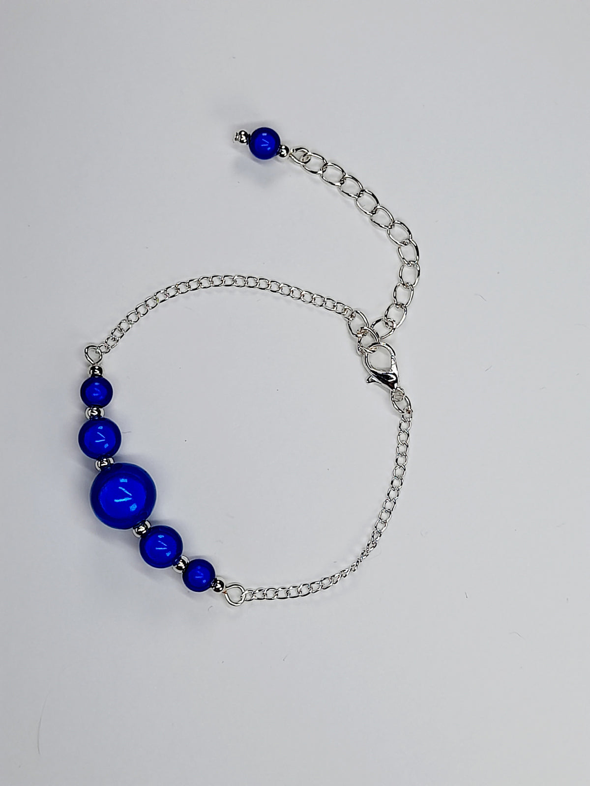 Bright Blue Jewellery Set – Handmade Miracle Bead Necklace, Bracelet & Earrings Set | Gift Boxed | Free UK Delivery