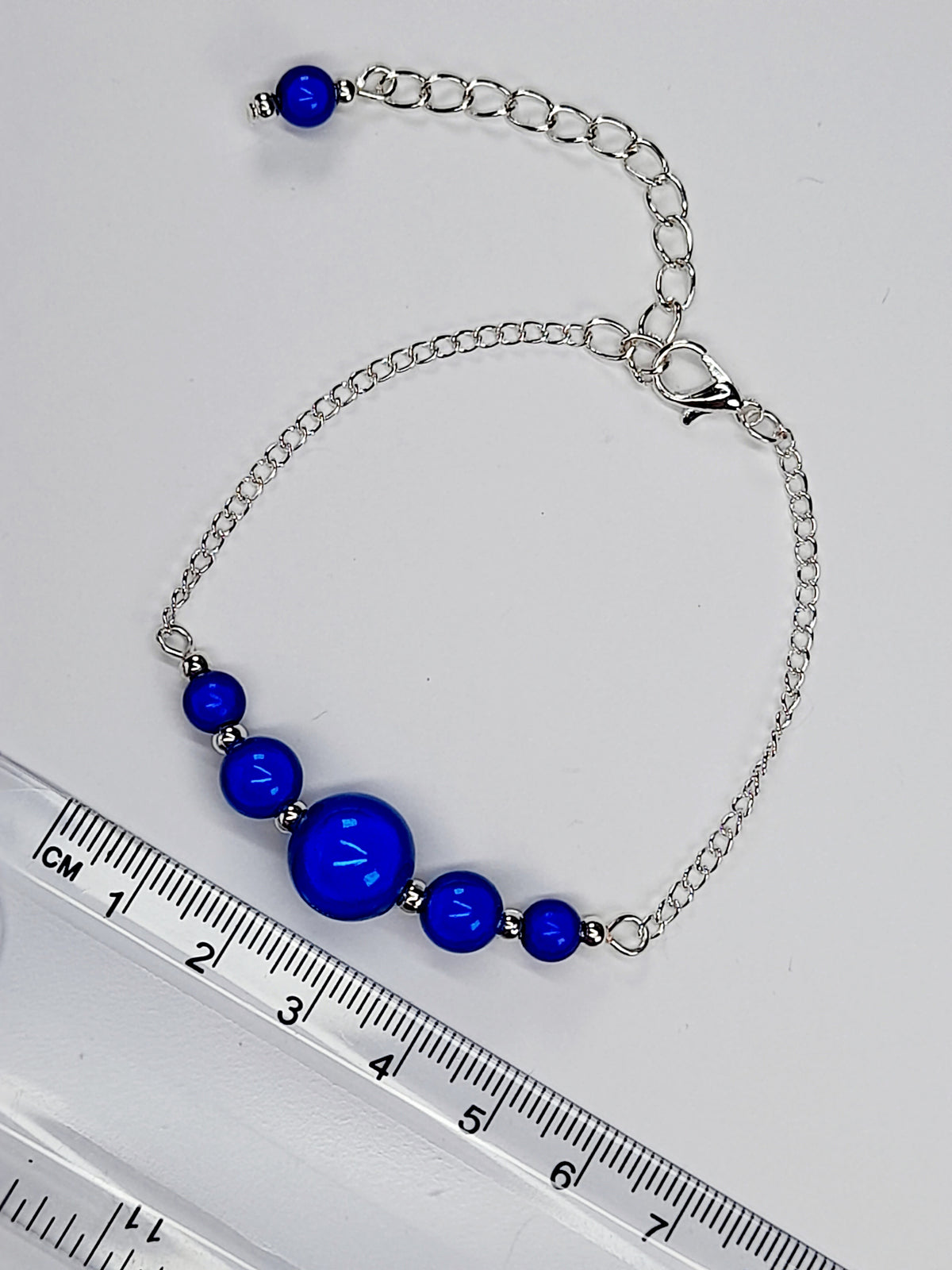 Bright Blue Jewellery Set – Handmade Miracle Bead Necklace, Bracelet & Earrings Set | Gift Boxed | Free UK Delivery