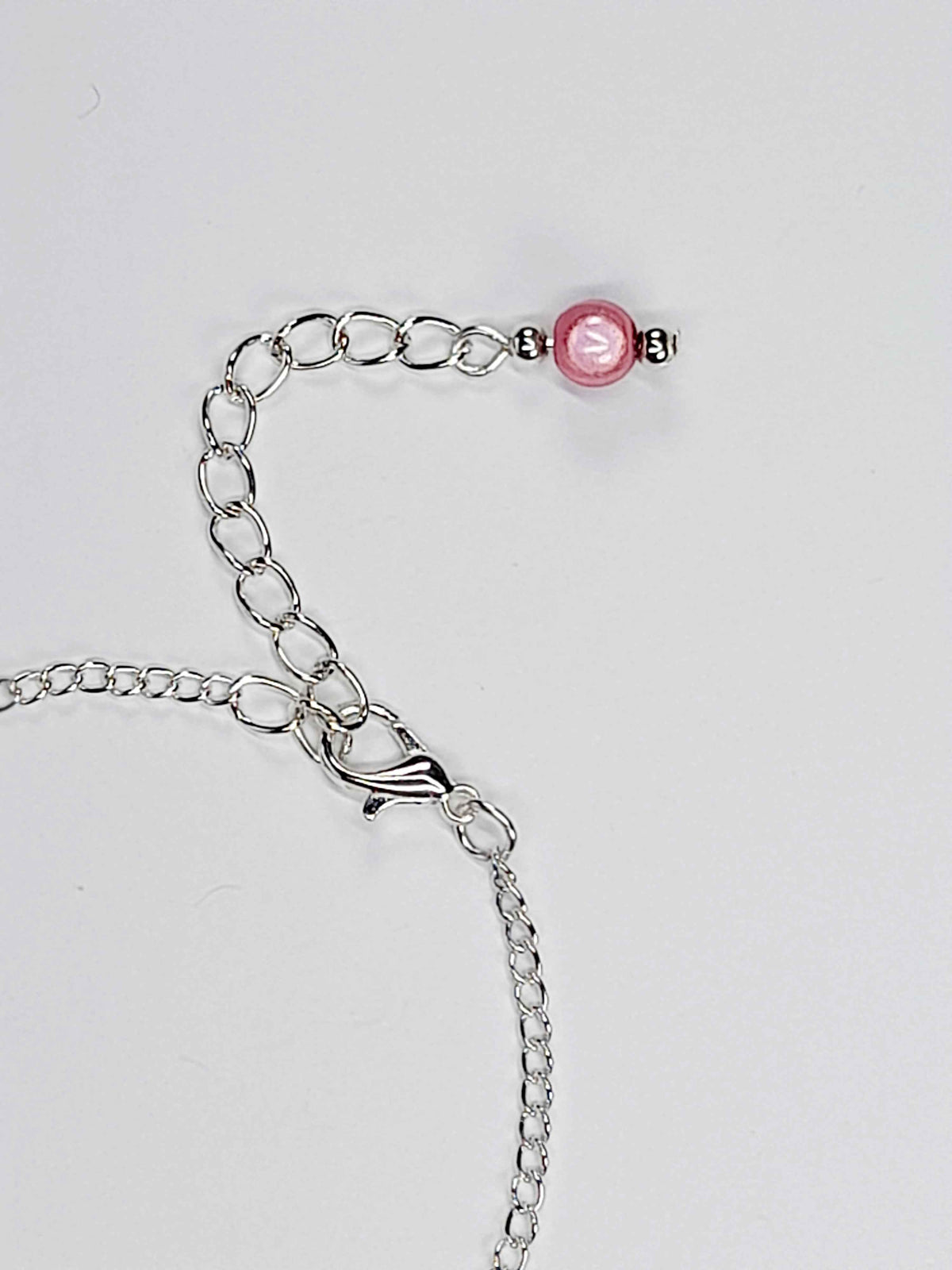 Handmade Pale Pink Bead Bracelet, Pastel Pink Miracle Beads, Adjustable Size