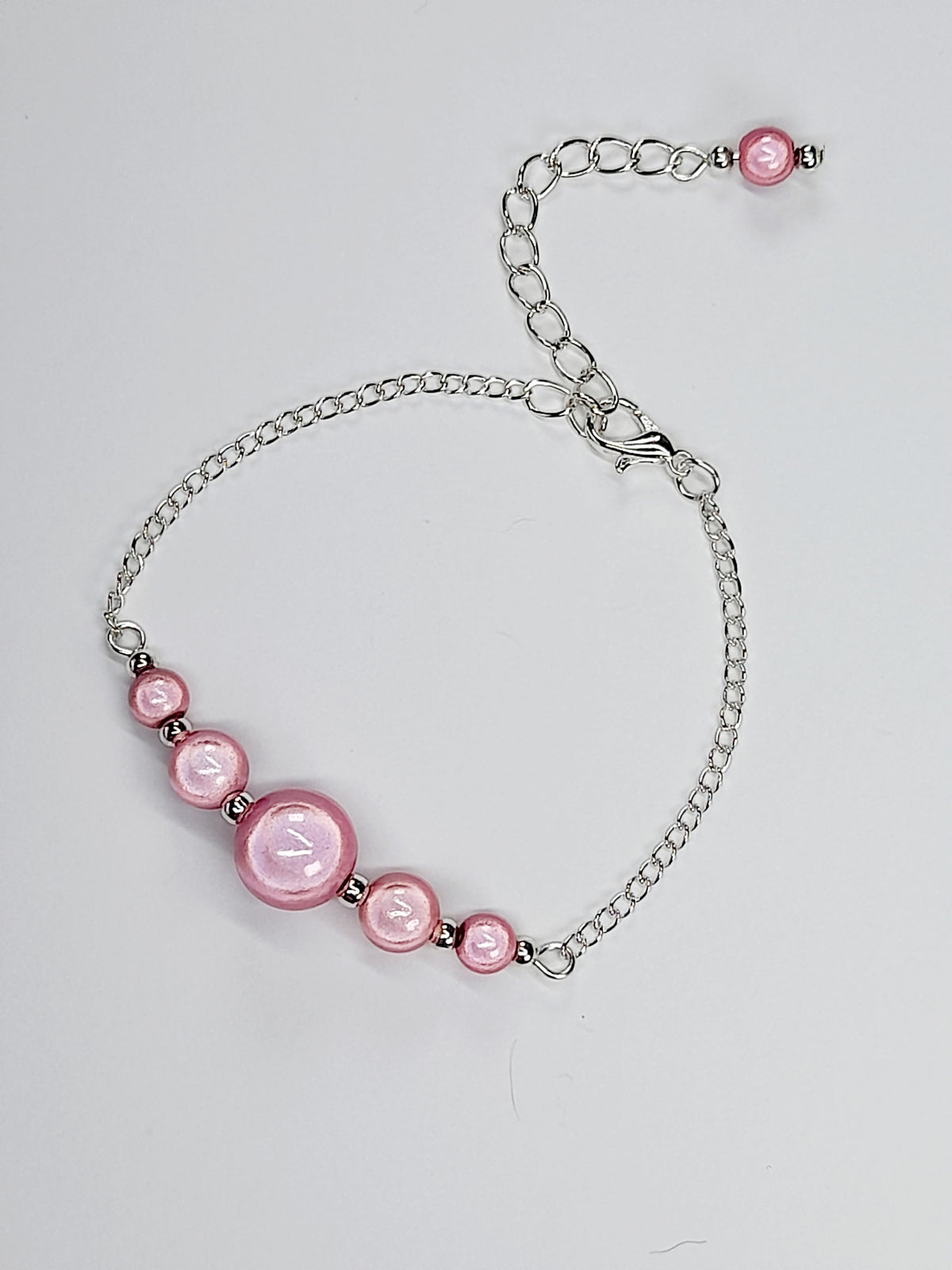 Pale Pink Jewellery Set – Handmade Miracle Bead Necklace, Bracelet & Earrings Set | Gift Boxed | Free UK Delivery
