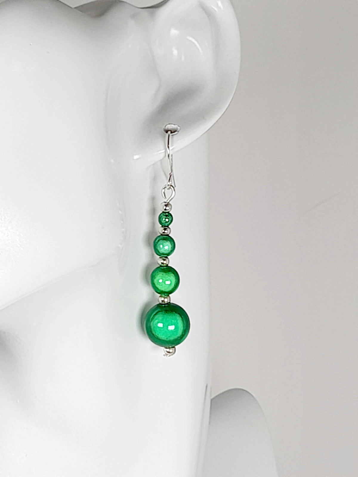 Green Jewellery Set – Handmade Miracle Bead Necklace, Bracelet & Earrings Set | Gift Boxed | Free UK Delivery