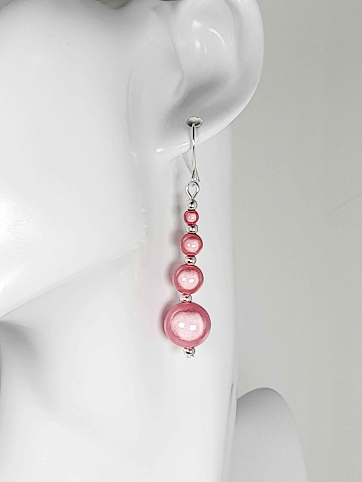 Pale Pink Jewellery Set – Handmade Miracle Bead Necklace, Bracelet & Earrings Set | Gift Boxed | Free UK Delivery
