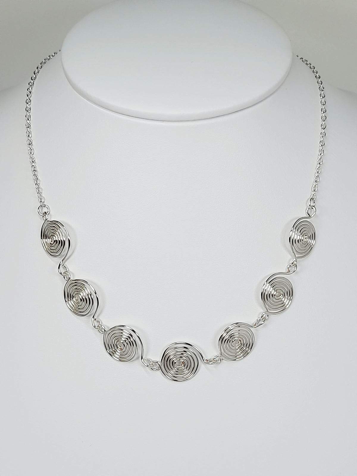 Handcrafted 3-Piece Spiral Jewellery Set (Choice of 4 Wire Finishes)