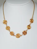 Super Swirly Gold Spiral Necklace