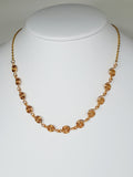 Dainty Super Swirly Gold Spiral Necklace