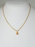 Elegant Handmade Tiny Gold Spiral Pendant Necklace, Lightweight & Gift‑Ready