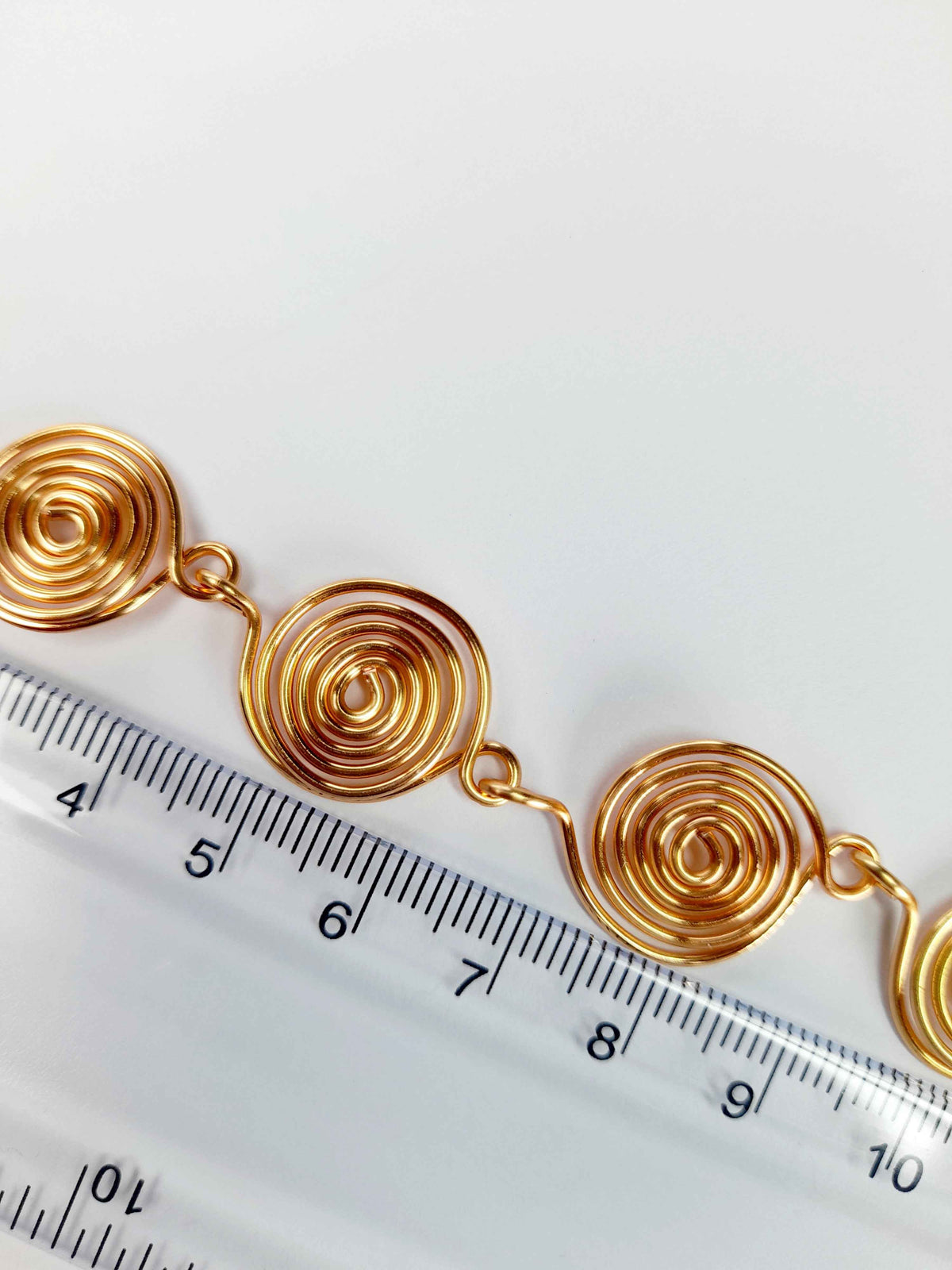 Super Swirly Gold Spiral Necklace