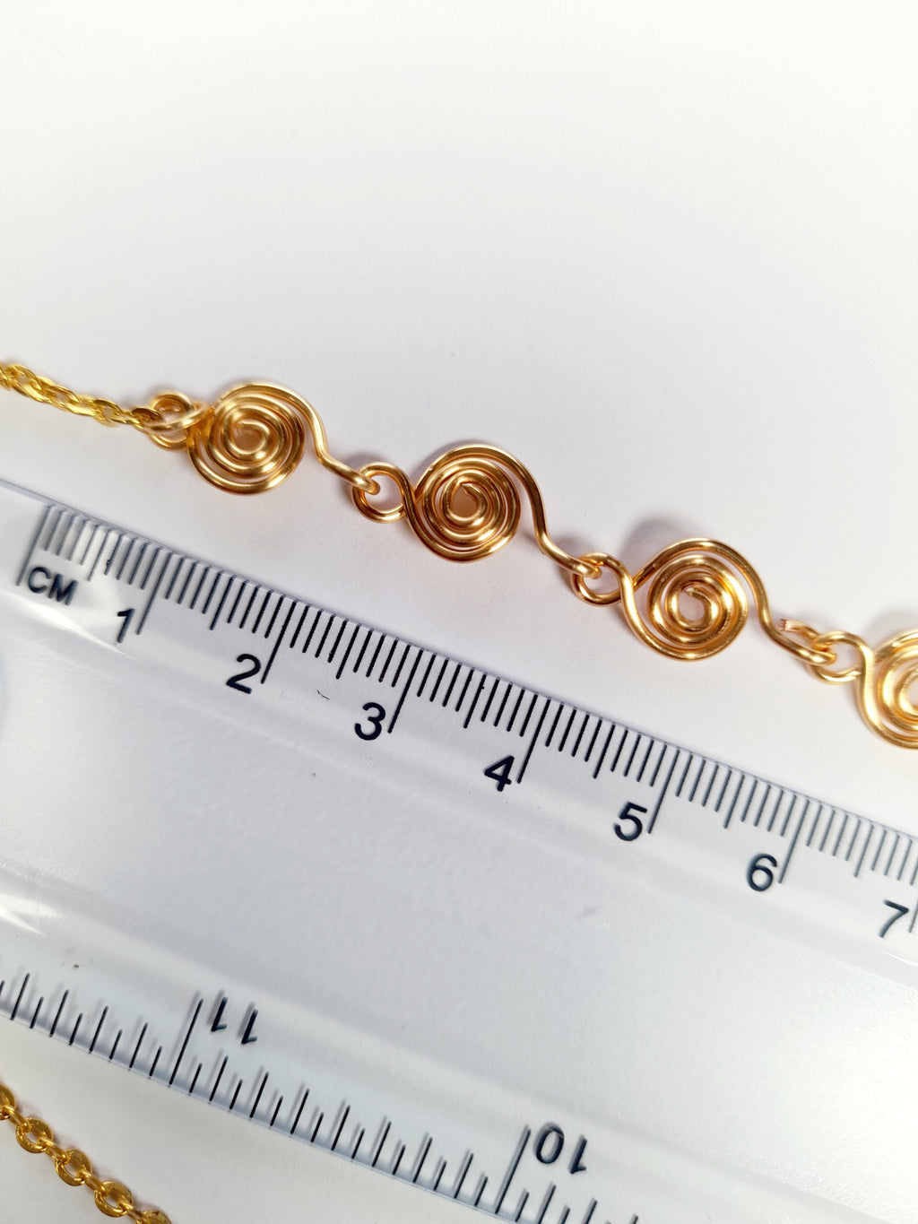 Dainty Super Swirly Gold Spiral Necklace