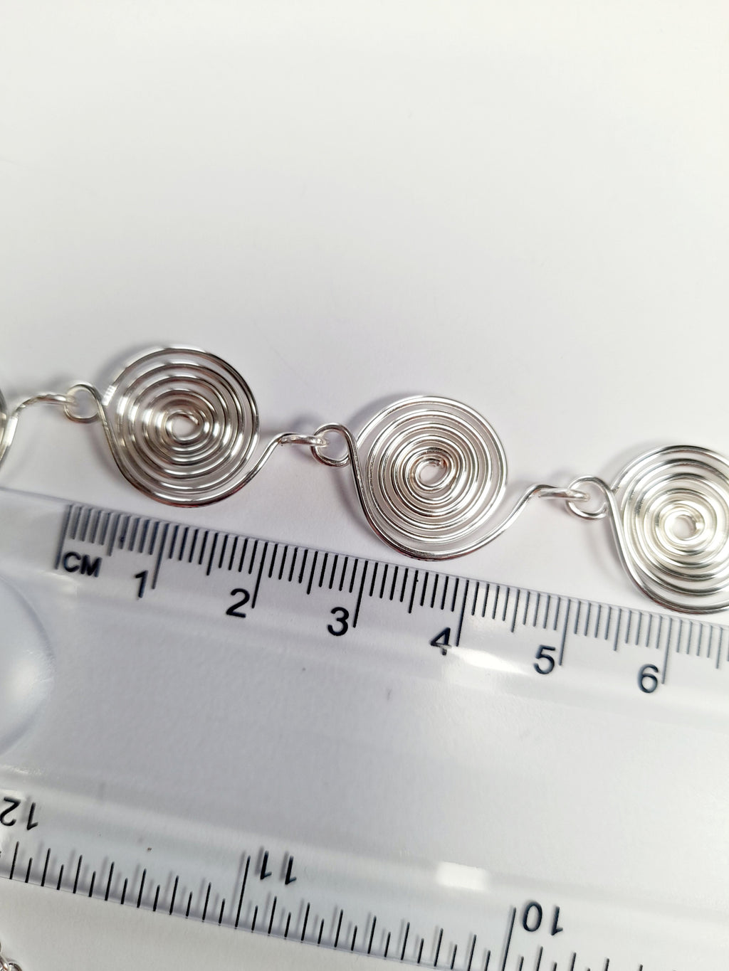 Super Swirly Silver Spiral Necklace