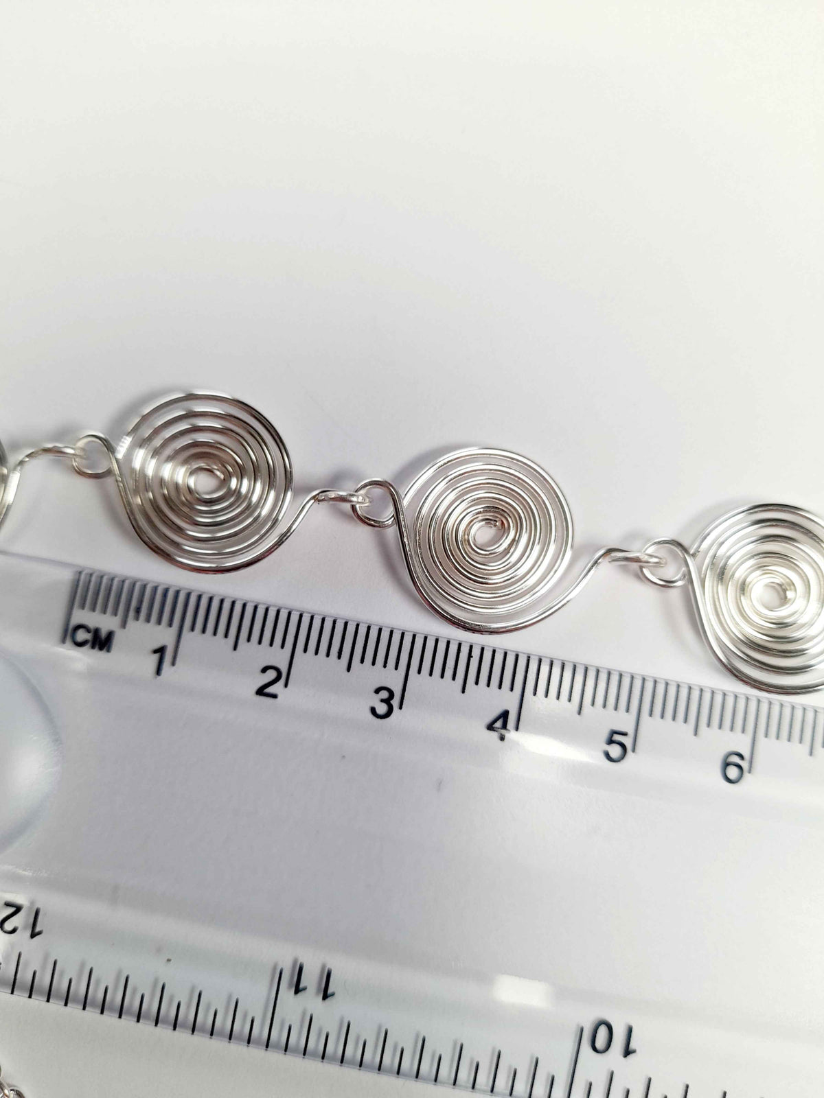 Super Swirly Silver Spiral Necklace