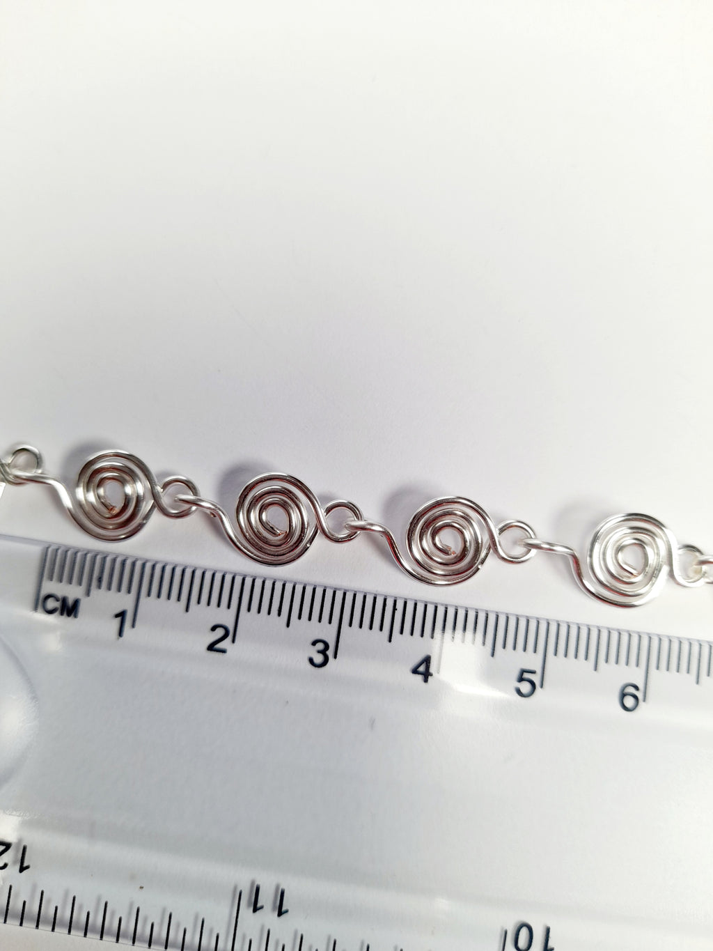 Dainty Super Swirly Silver Spiral Necklace