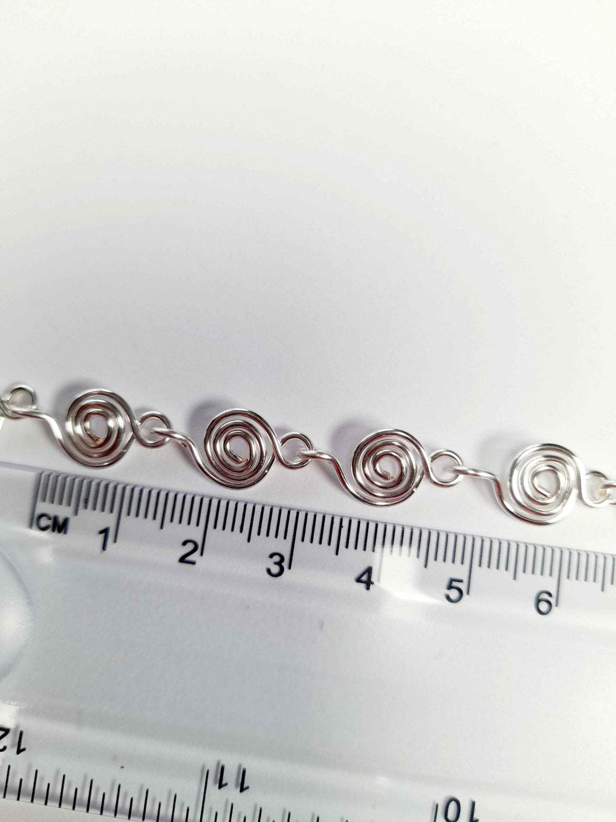 Dainty Super Swirly Silver Spiral Necklace