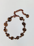 Dainty Super Swirly Bronze Spiral Bracelet