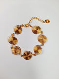 Super Swirly Gold Spiral Bracelet
