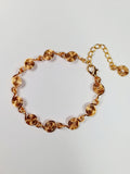 Dainty Super Swirly Gold Spiral Bracelet
