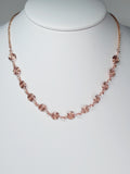 Dainty Super Swirly Rose Gold Spiral Necklace