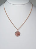 Elegant Handmade Rose Gold Spiral Pendant Necklace, Lightweight & Gift‑Ready