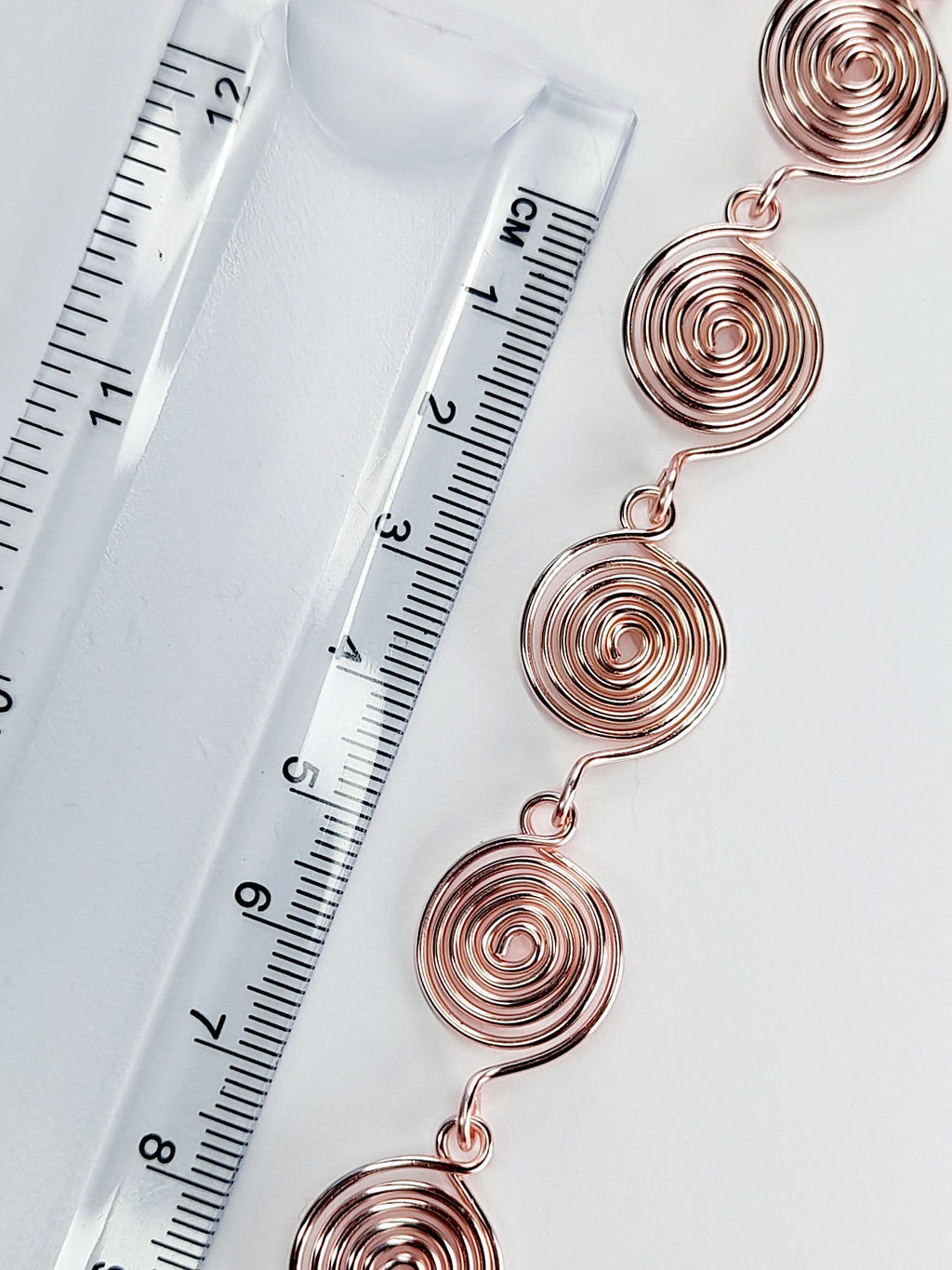 Super Swirly Rose Gold Spiral Bracelet