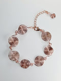 Super Swirly Rose Gold Spiral Bracelet