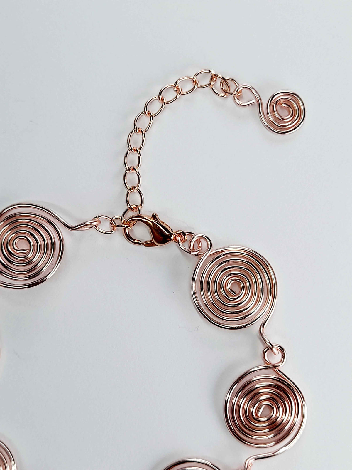 Super Swirly Rose Gold Spiral Bracelet
