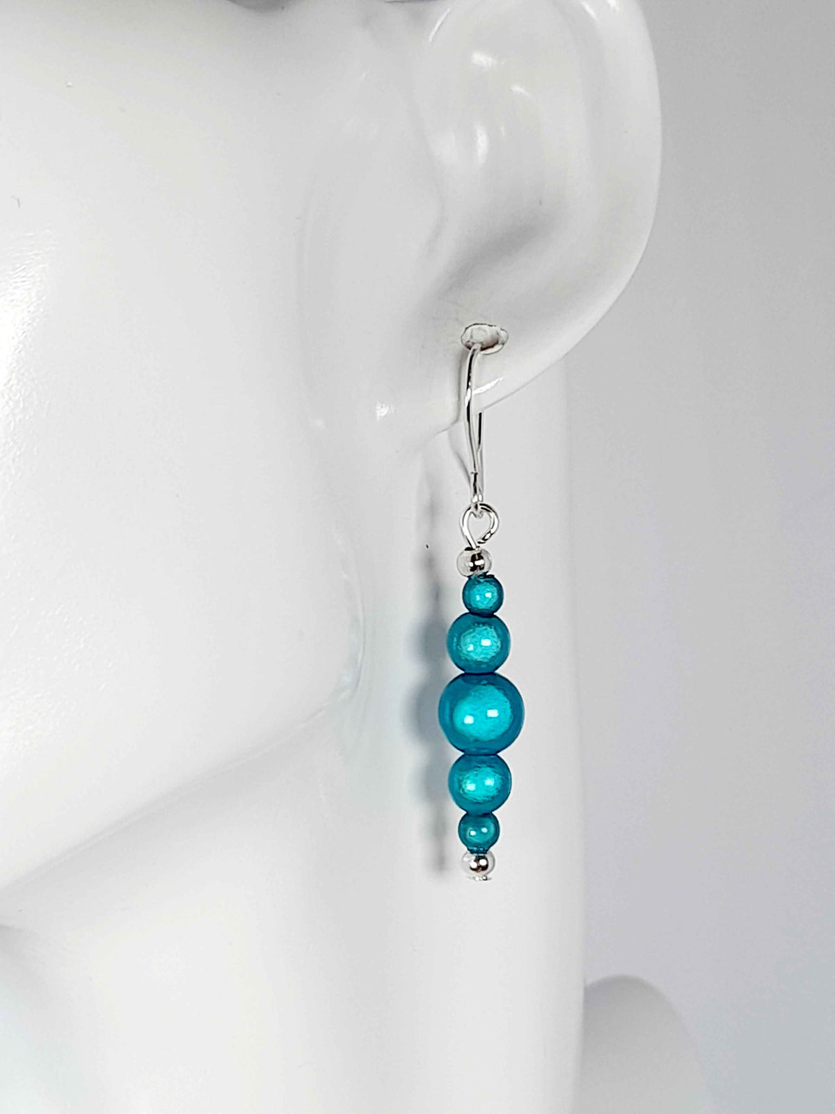 Turquoise Miracle Bead Earrings