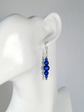 Blue Miracle Bead Earrings