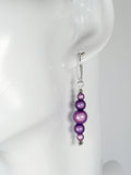 Lilac Miracle Bead Earrings