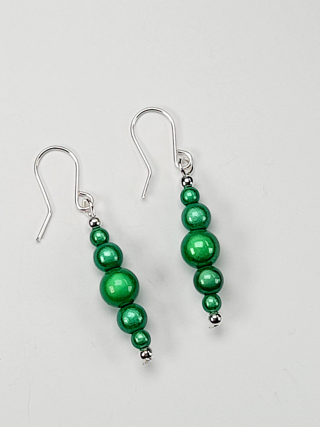 Green Miracle Bead Earrings