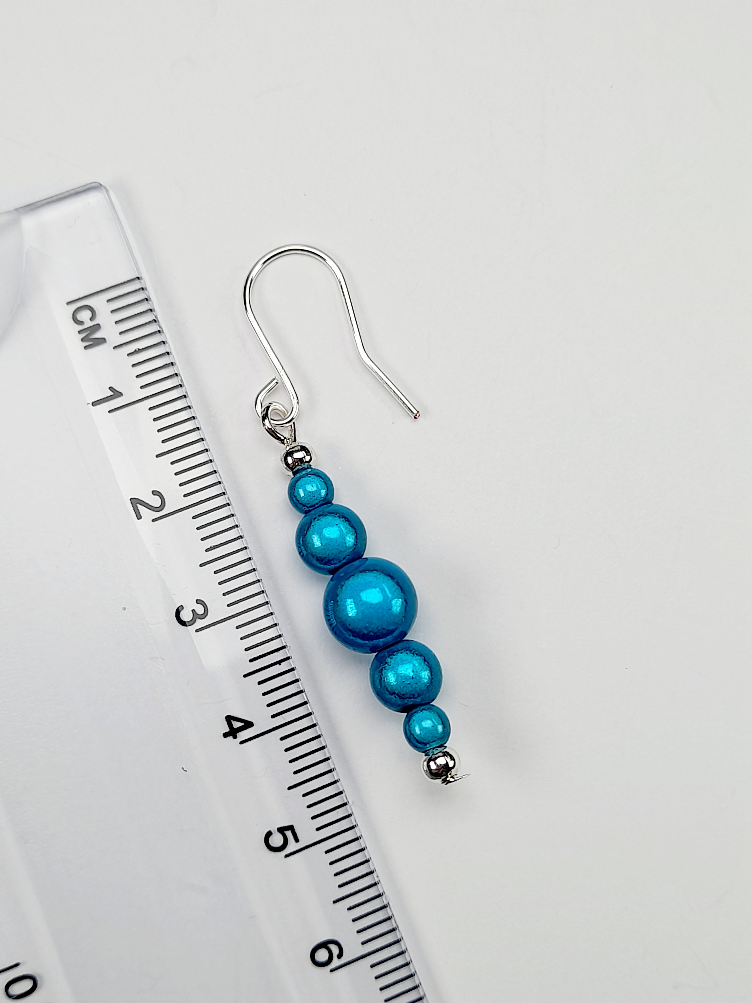 Turquoise Miracle Bead Earrings