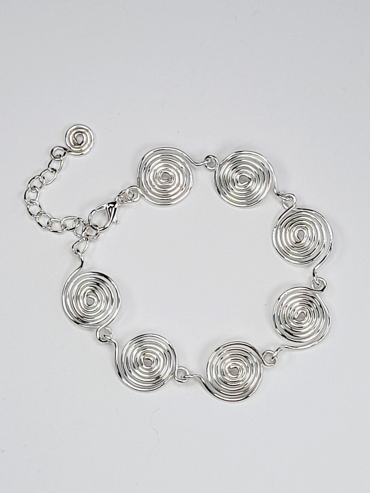 Handcrafted 3-Piece Spiral Jewellery Set (Choice of 4 Wire Finishes)