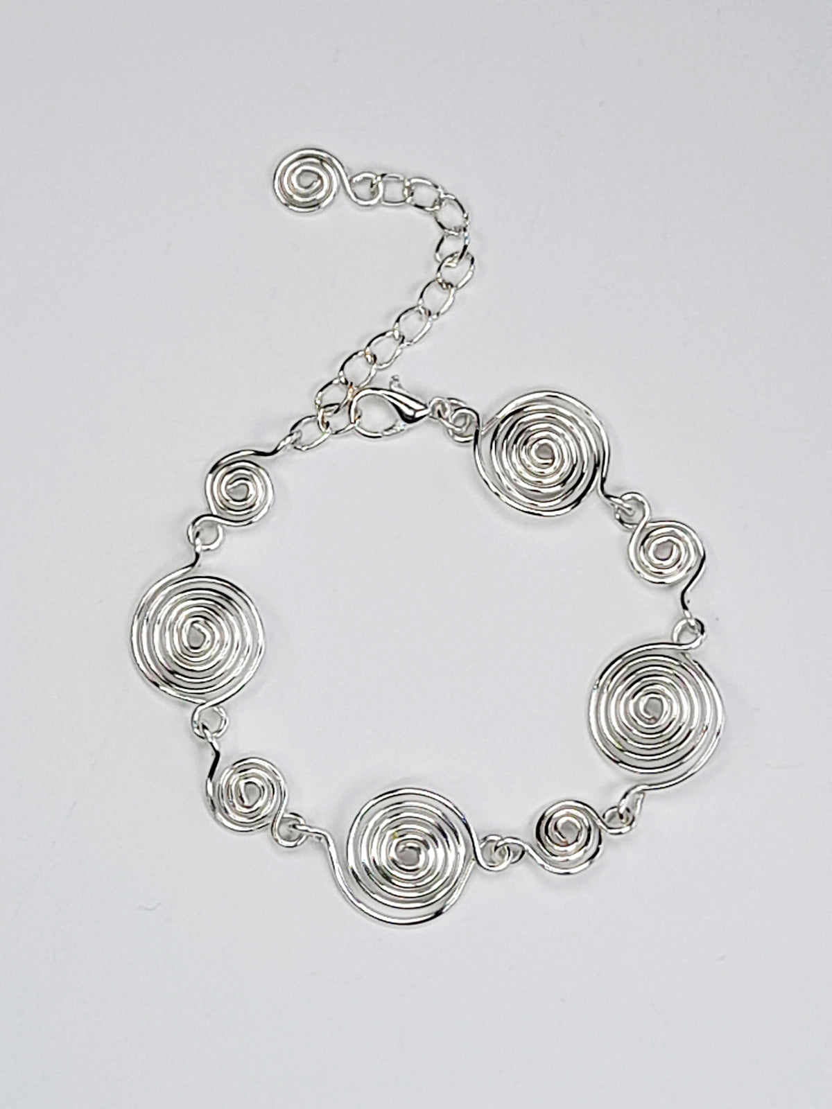 Complete 3-Piece Handcrafted Dual-Size Spiral Jewellery Set