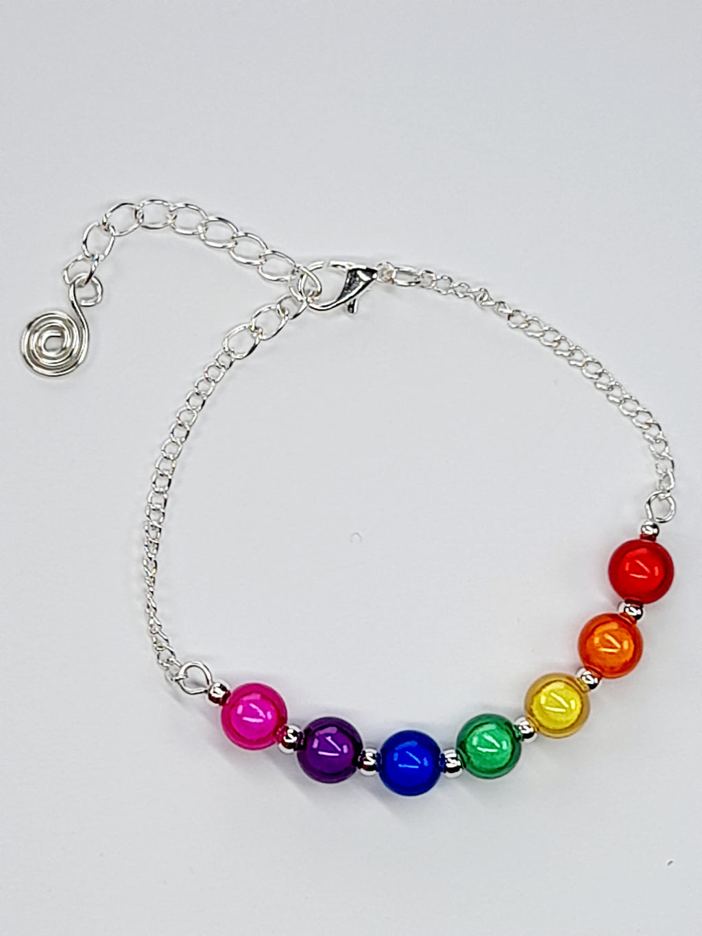 Rainbow Bead Bracelet – Colourful & Lightweight