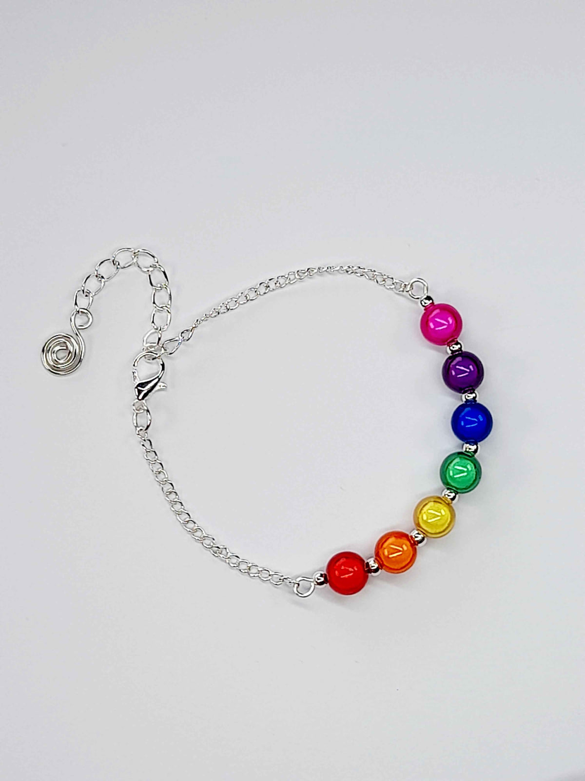 Rainbow Bead Bracelet – Colourful & Lightweight