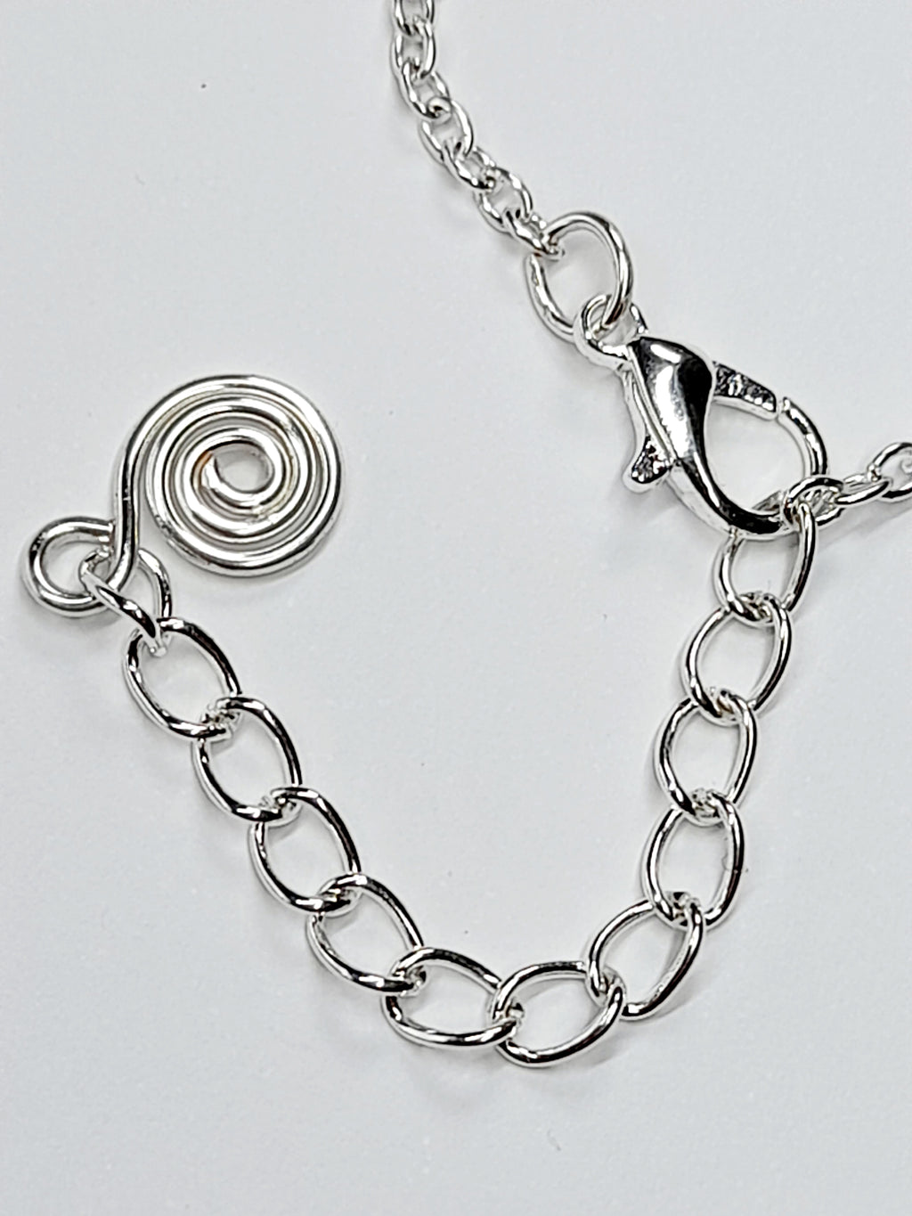 Dainty Super Swirly Rainbow Spiral Necklace – Colourful, Lightweight & Handmade