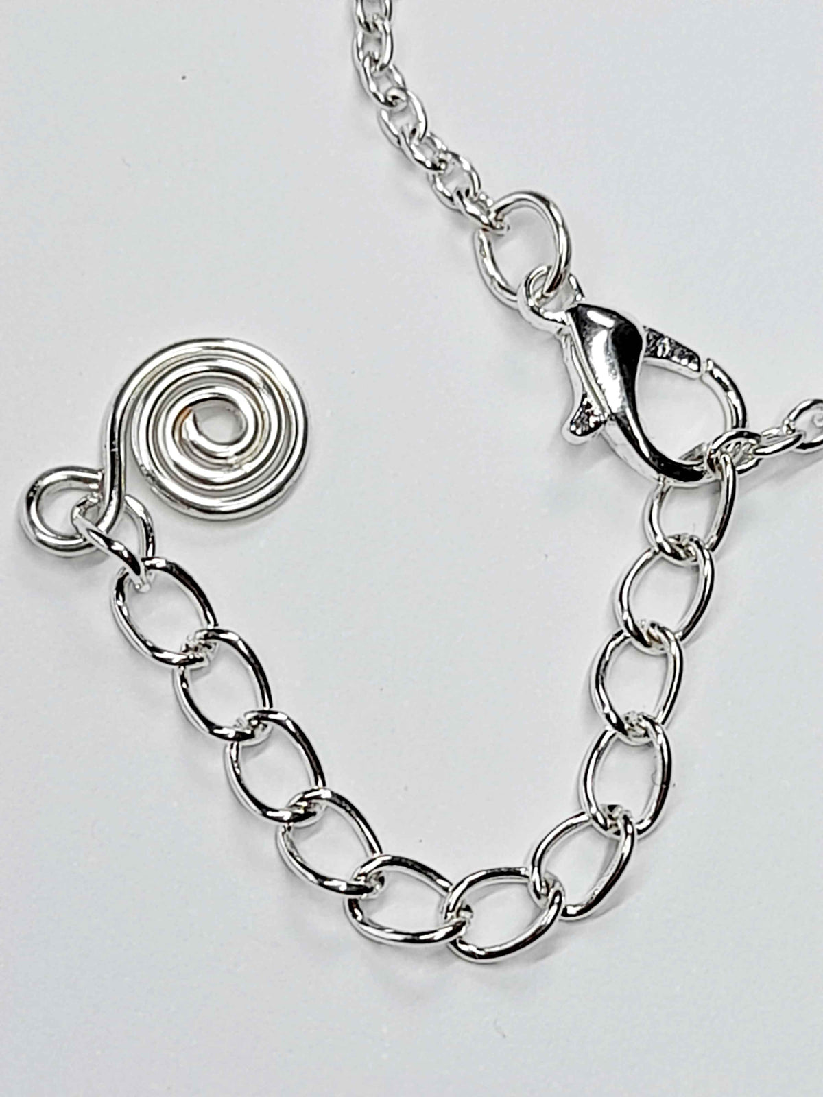 Dainty Super Swirly Rainbow Spiral Necklace – Colourful, Lightweight & Handmade