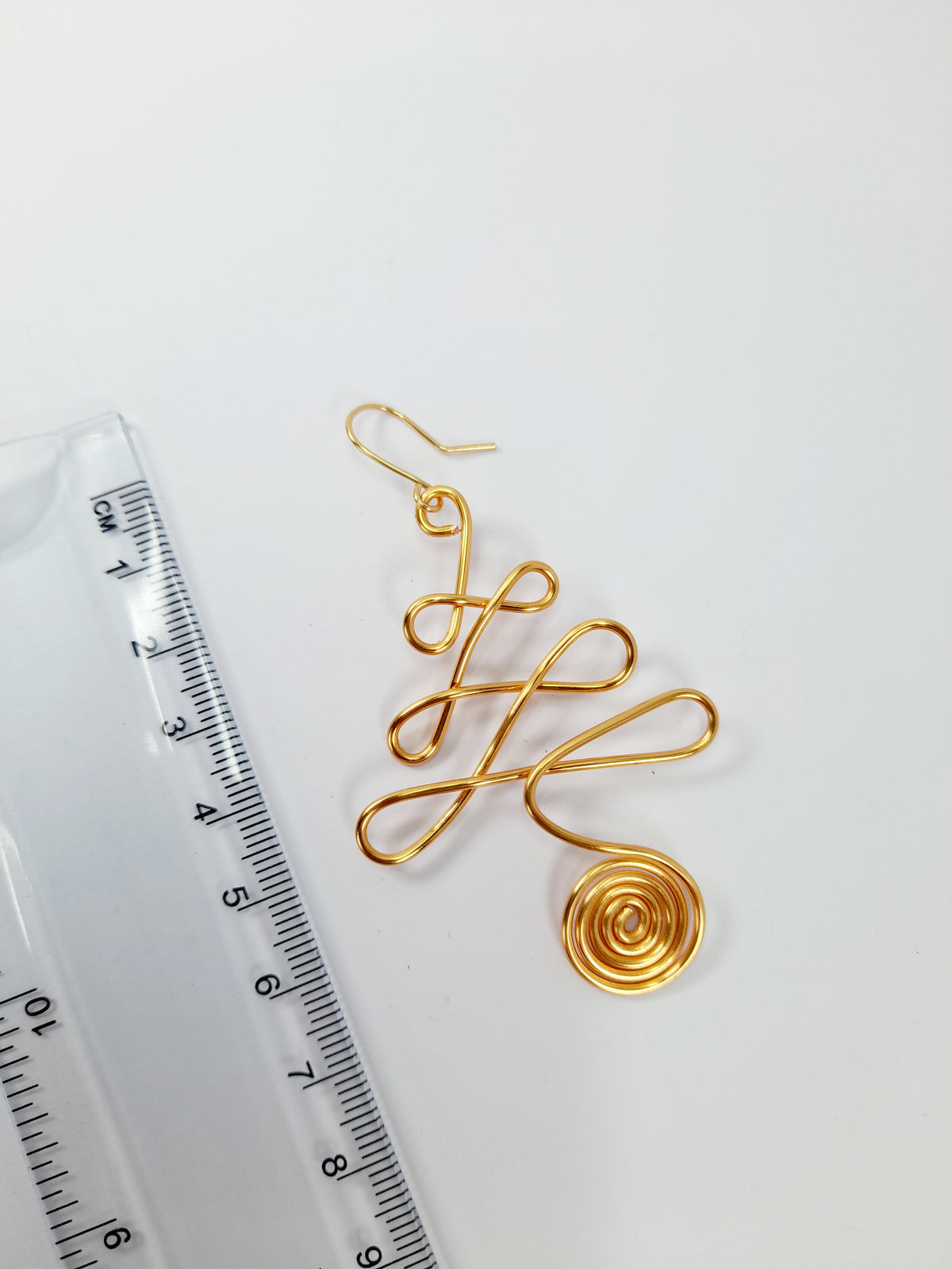 Gold Wire Wrapped Christmas Tree Jewellery Set - Just My Jewellery Shop