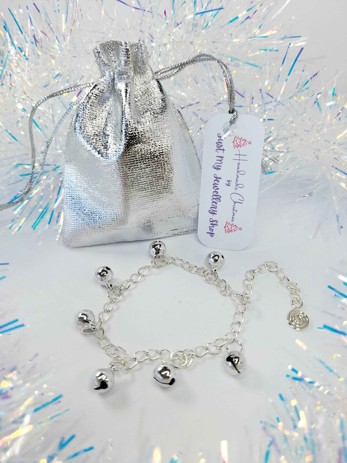 Jingle Bell Cluster Christmas Bracelet