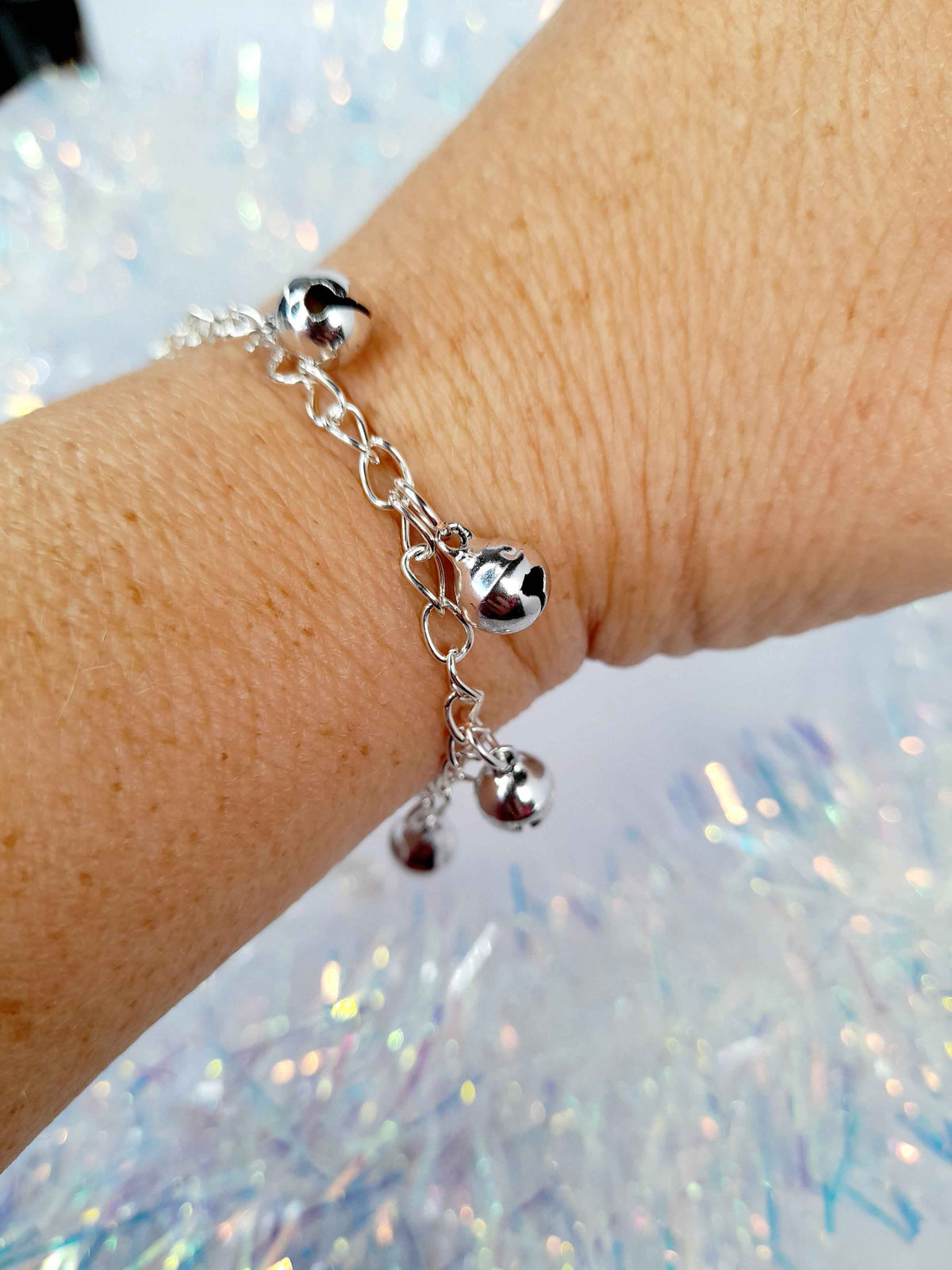 Jingle Bell Cluster Christmas Bracelet